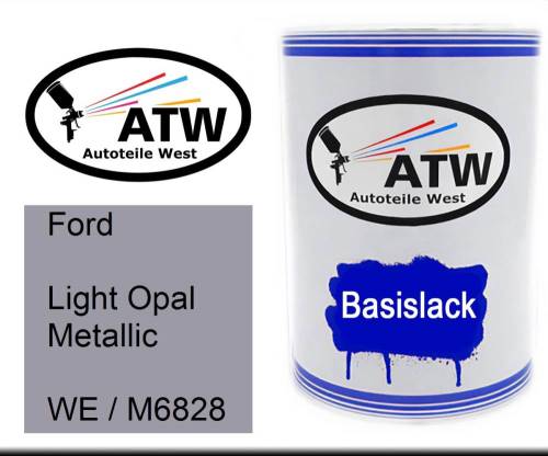 Ford, Light Opal Metallic, WE / M6828: 500ml Lackdose, von ATW Autoteile West.